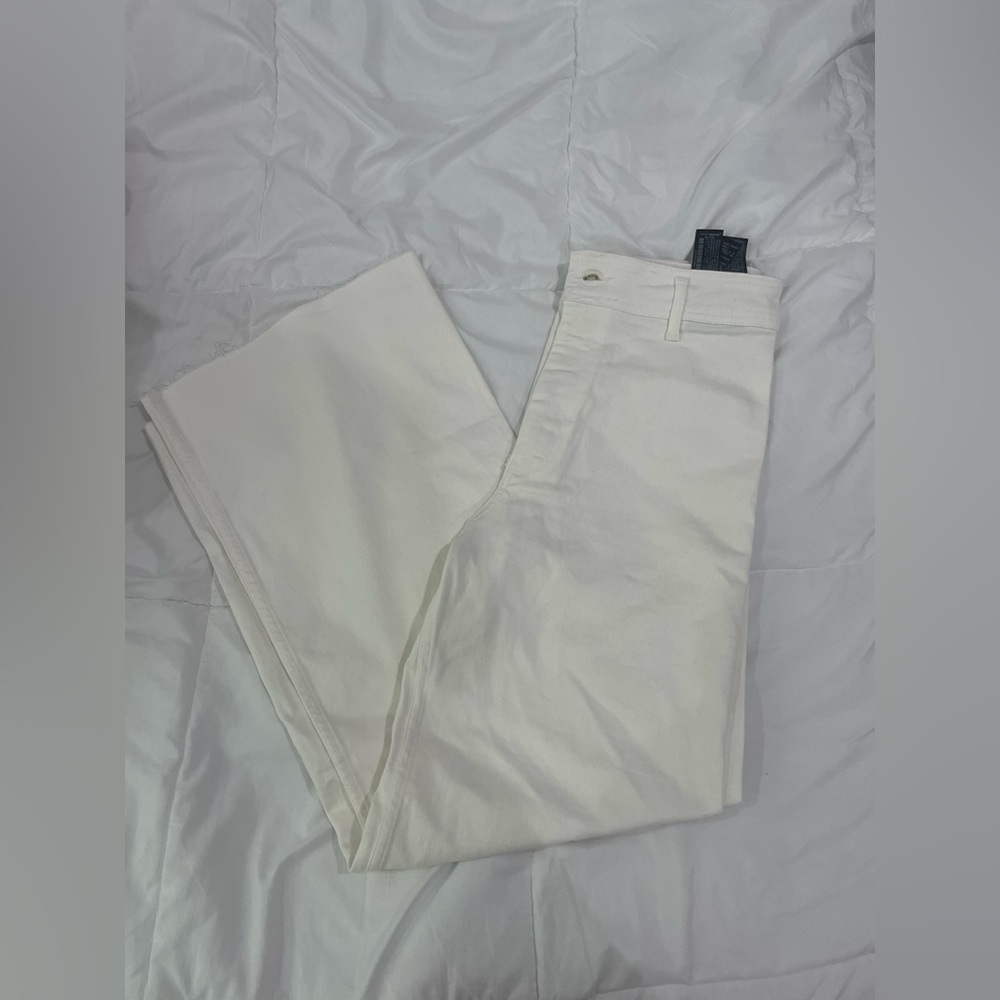 zara white marine straight pants